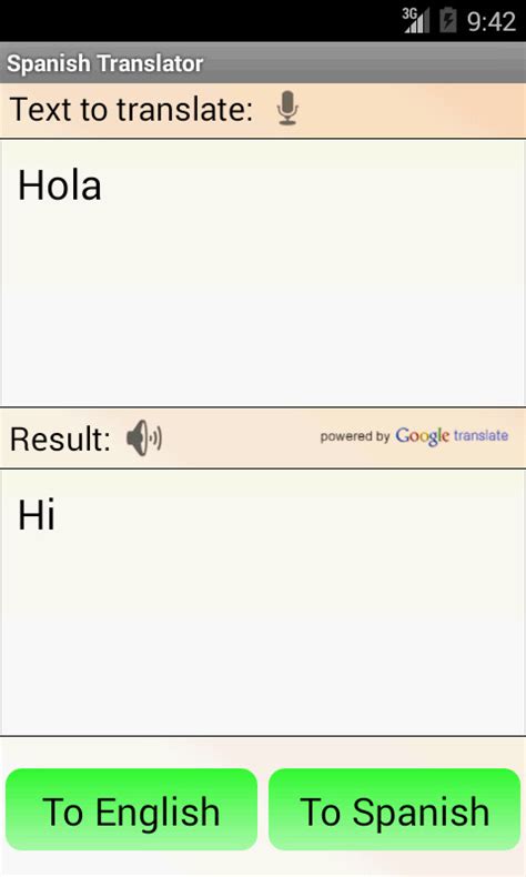 correct english to spanish translator